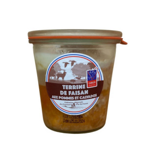 Terrine de faisan aux pommes et calvados 200g