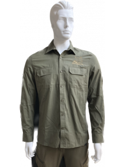 Chemise logo manche longue