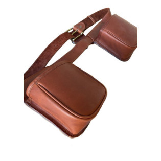 Sac à munitions en cuir 2 compartiments 2024