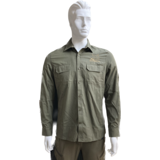 Chemise logo manche longue