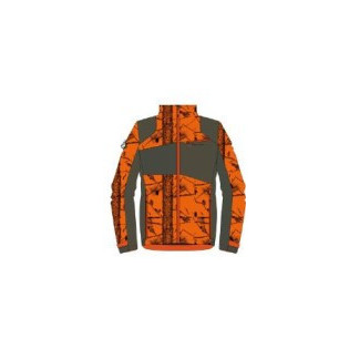 Veste softshell camo orange
