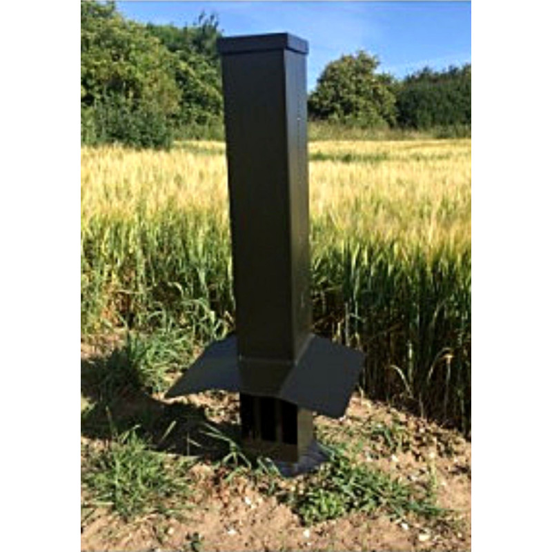 Agrainoir borne métallique