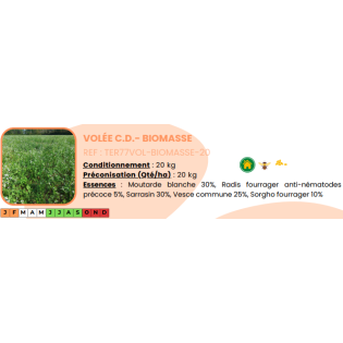 Volée C.D.- Biomasse - 20 kg