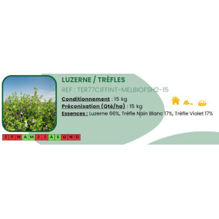 Luzerne/trèfles - 15 Kg