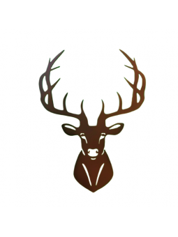 Silhouette tête de cerf