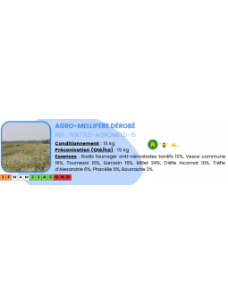 Agromellifère dérobé - 15 Kg