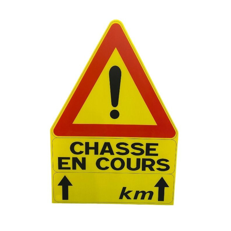 Panneau chasse en cours