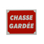 Panneau chasse gardée