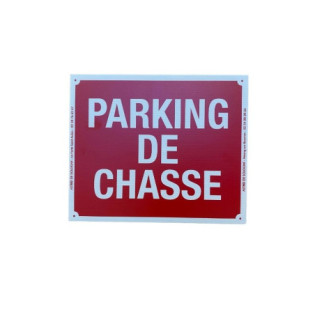 Panneau "parking de chasse"