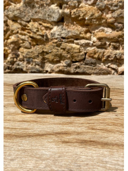 Collier en cuir pour chien...